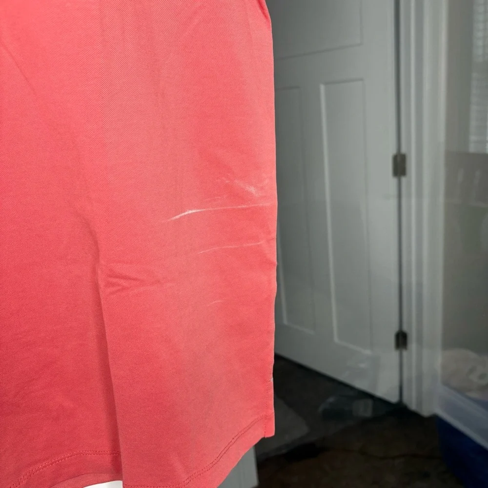 NWT J. Crew Performance Piqué Polo Shirt Short Sleeve Red